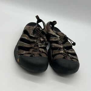 Keen Newport H2 Men's Size 13 Coma Fabric Waterproof Hiking Sandals Shoes.